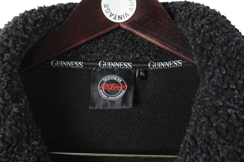 Vintage Guinness Fleece 1/4 Zip XXLarge