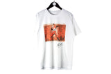 Vintage Michael Schumacher T-Shirt Medium white Formula 1 team racing style F1 shirt 