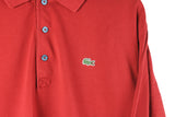 Vintage Lacoste Long Sleeve Polo T-Shirt Large
