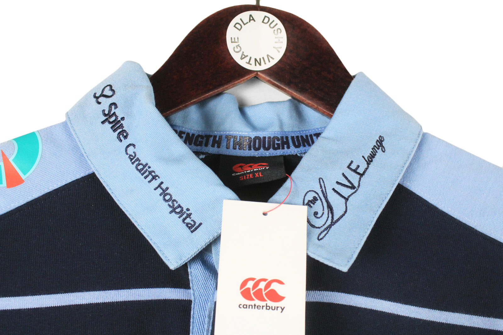 Cardiff Blues Canterbury 2015/16 NWT Rugby Shirt XLarge – dla dushy
