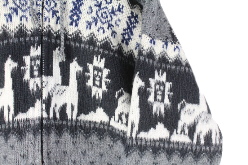Vintage Tejidos Ruminahui Cardigan Full Zip Small
