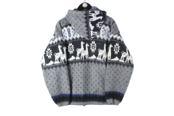 Vintage Tejidos Ruminahui Cardigan Full Zip Small