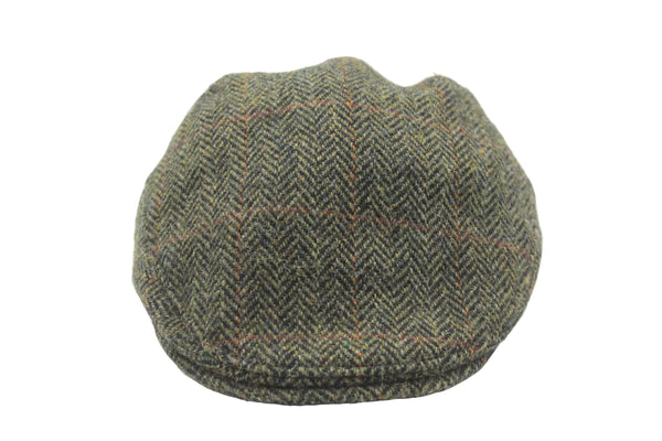 Vintage Harris Tweed Newsboy Cap