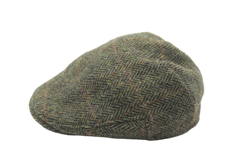 Vintage Harris Tweed Newsboy Cap