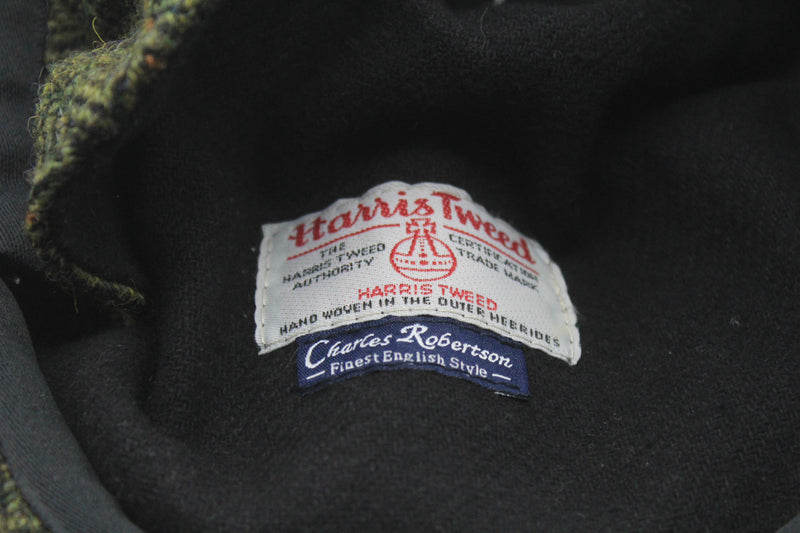 Vintage Harris Tweed Newsboy Cap