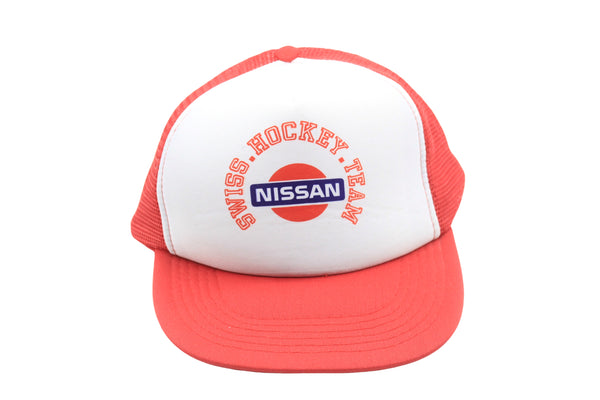 Vintage Nissan Swiss Hockey Team Trucker Cap