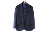 Etro Blazer Small navy blue authentic 2 buttons luxury classic style jacket