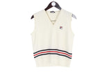Vintage Fila White Line Vest Women’s Small