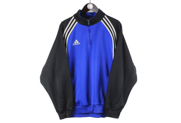 Vintage Adidas Sweatshirt 1/4 Zip Large