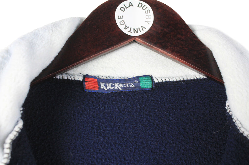 Vintage Kickers Fleece 1/4 Zip Large