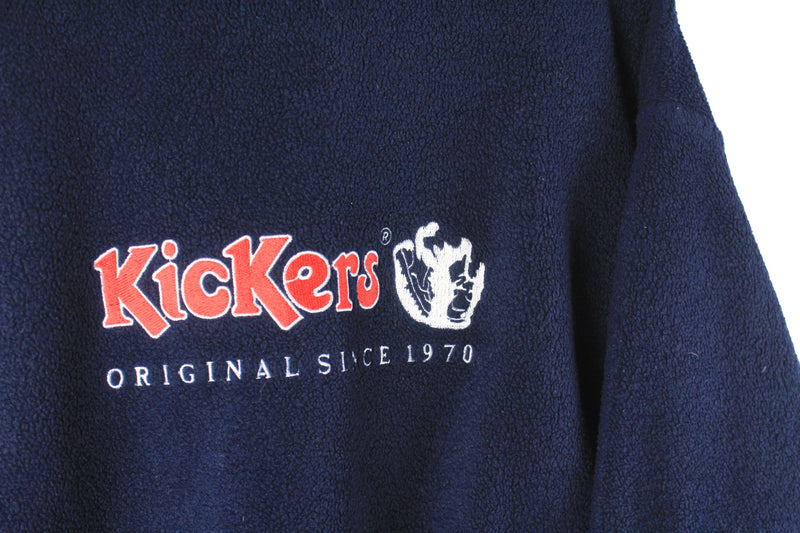 Vintage Kickers Fleece 1/4 Zip Large