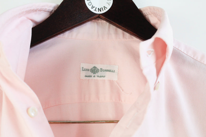 Vintage Luigi Borrelli Shirt Large