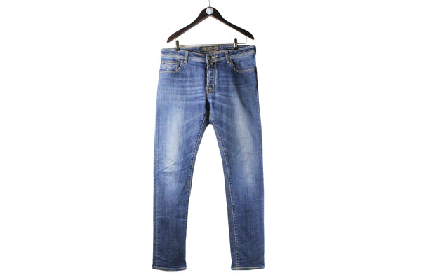 Jacob Cohen 688 Comfort Jeans 37 blue denim pants authentic luxury jeans wear 