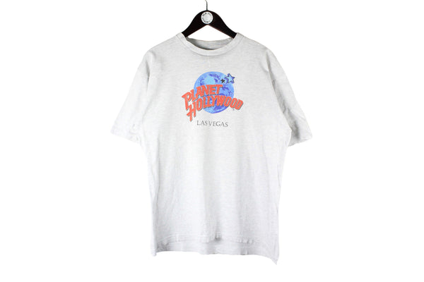 Vintage Planet Hollywood Las Vegas T-Shirt Large big logo USA style 90s retro oversized shirt