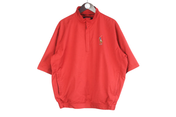 Vintage Polo Golf by Ralph Lauren Anorak Jacket Half Sleeve Medium
