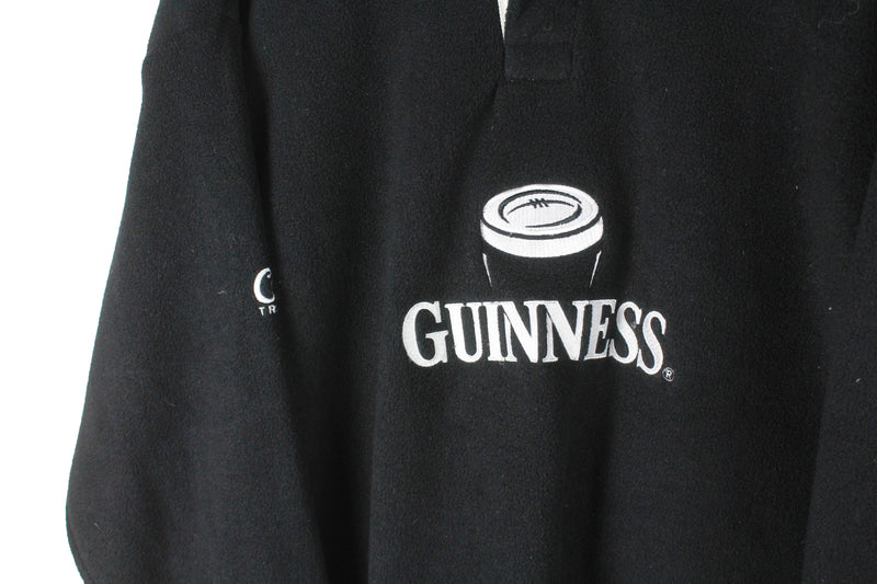 Vintage Guinness Fleece Rugby Shirt XLarge / XXLarge