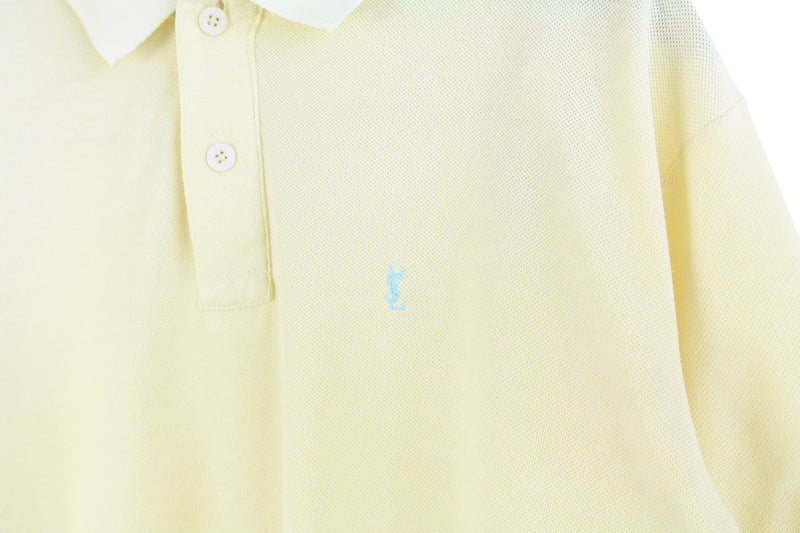 Vintage Yves Saint Laurent Polo T-Shirt Medium