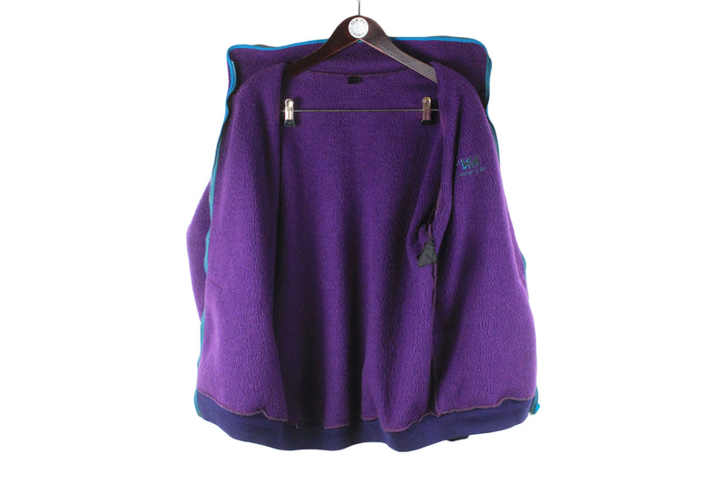 Vintage Helly Hansen Fleece Full Zip Medium