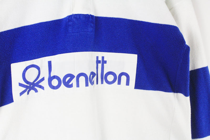 Vintage United Colors of Benetton Rugby Shirt XSmall