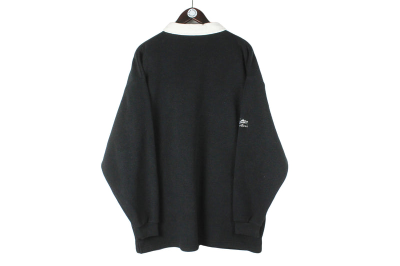 Vintage Guinness Fleece Rugby Shirt XLarge / XXLarge