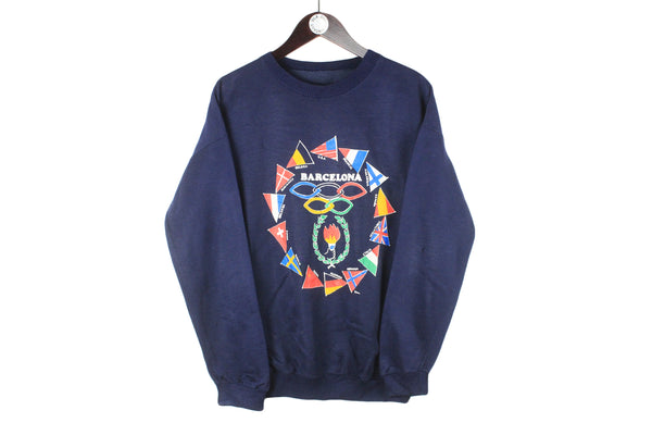 Vintage Barcelona 1992 Olympic Games Sweatshirt Medium