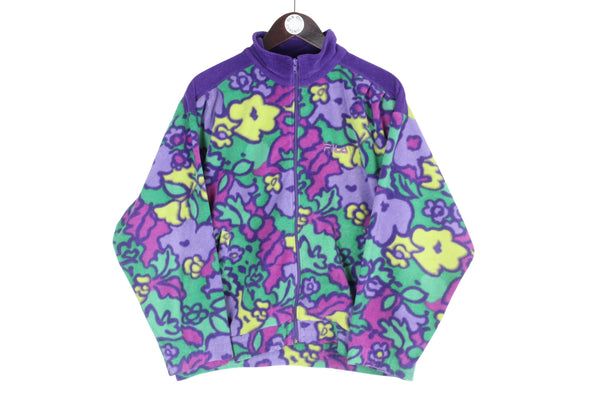 Vintage Fila Fleece Full Zip Women's Large – dla dushy