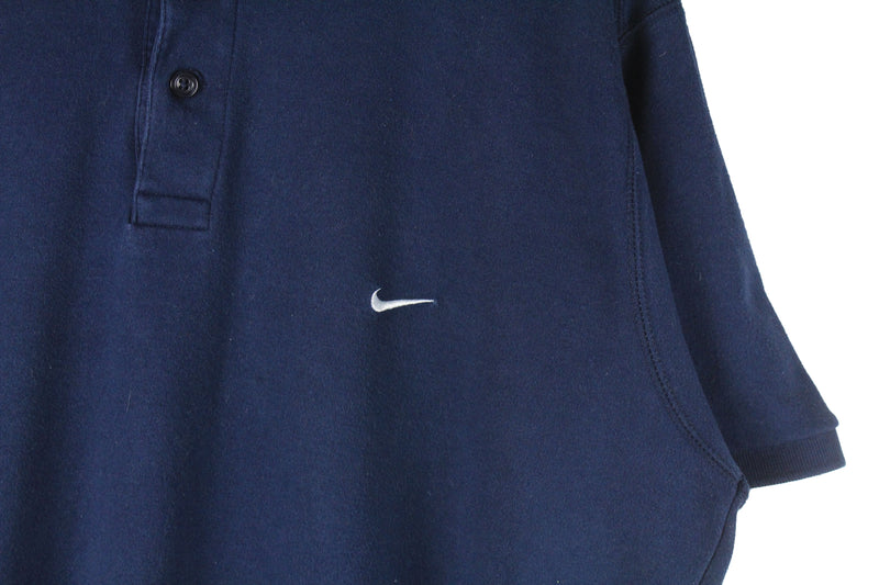 Vintage Nike Polo T-Shirt Medium Oversized