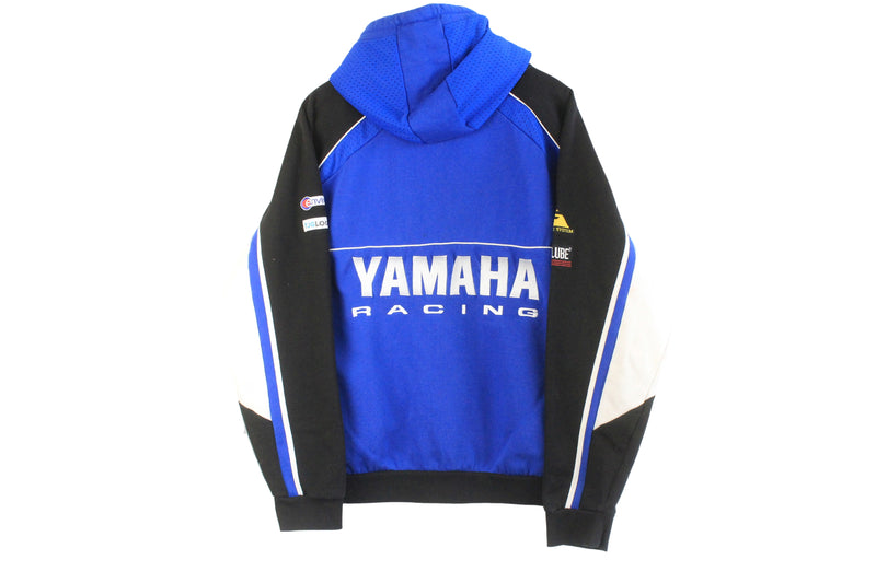 Vintage Yamaha Racing Team Hoodie Full Zip XLarge