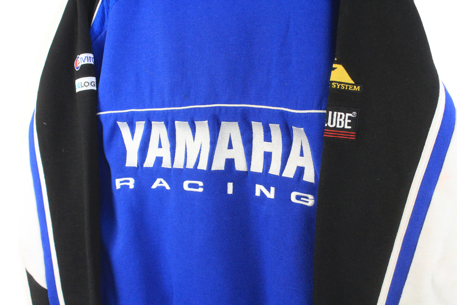 Vintage Yamaha Racing Team Hoodie Full Zip XLarge – dla dushy