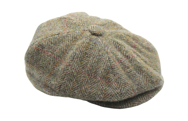 Vintage Harris Tweed Railroad Cap