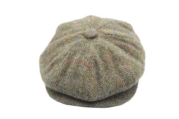 Vintage Harris Tweed Railroad Cap