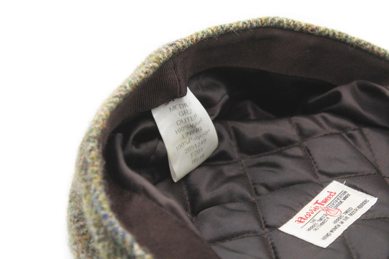 Vintage Harris Tweed Railroad Cap