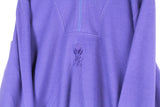 Vintage Adidas BTC Fleece 1/4 Zip Large / XLarge