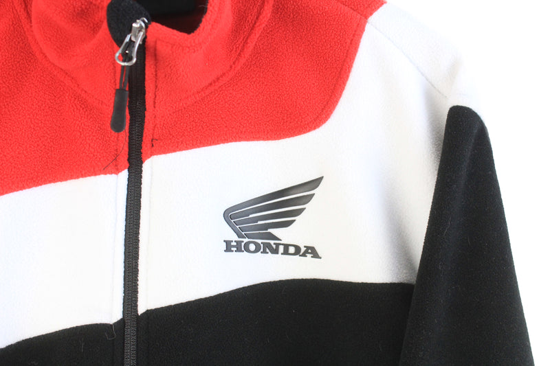 Vintage Honda Fleece Full Zip Large