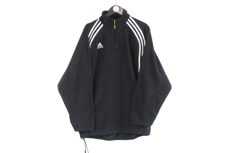 Vintage Adidas Fleece 1/4 Zip Large