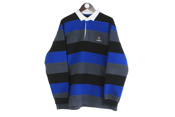 Vintage Guinness Fleece Rugby Shirt XLarge