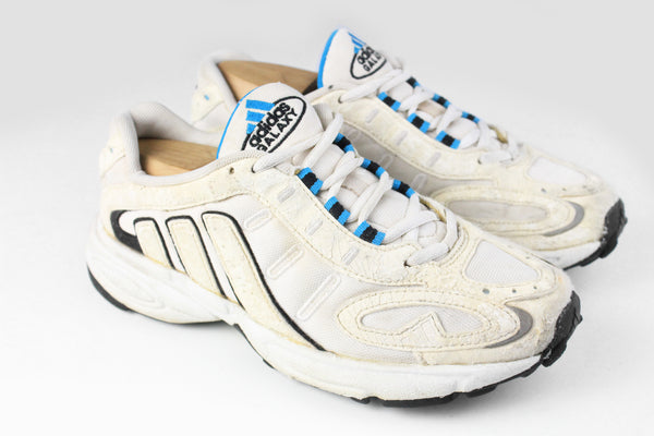 Vintage Adidas Galaxy Sneakers shoes trainers 90s retro sport style casual wear white 