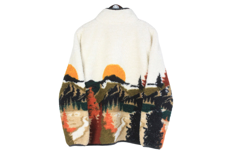 Vintage Fleece Half Zip Women's Large