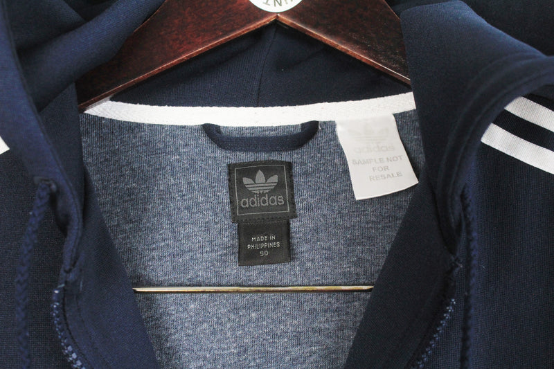 Vintage Adidas Hooded Track Jacket Medium