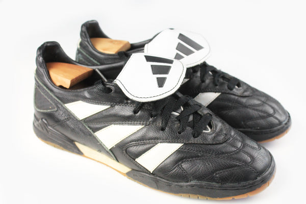 Vintage Adidas Sneakers shoes trainers 90s retro sport style casual wear  black football shoes soccer indoor shoes