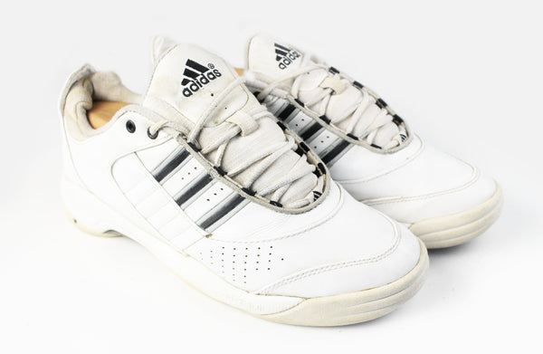 Vintage Adidas Sneakers white shoes trainers 90s retro sport style casual wear 