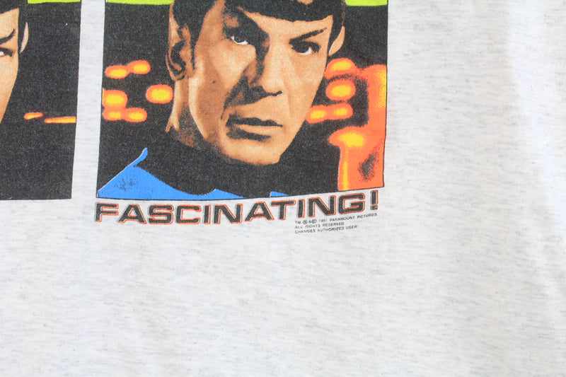 Vintage Star Trek 1991 "Fascinating!" T-Shirt L