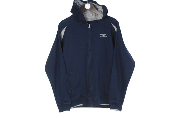 Vintage Umbro Hoodie Full Zip Small