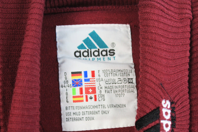 Vintage Adidas Equipment Turtleneck Sweatshirt Large