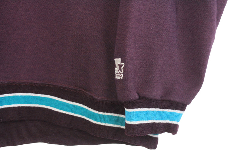 Vintage Anaheim Mighty Ducks Starter Hoodie Medium