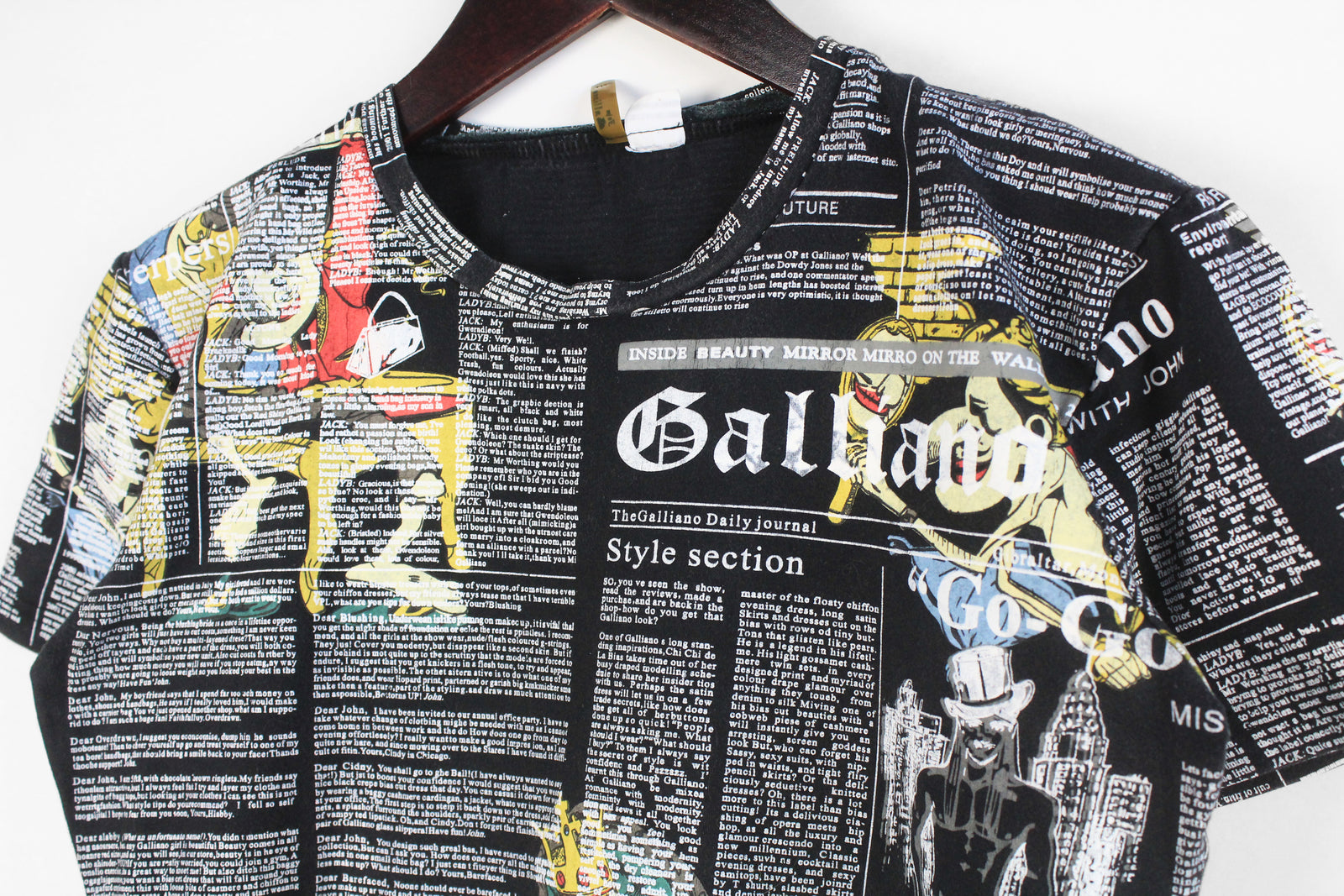 Vintage John Galliano T-Shirt Women's Medium – dla dushy