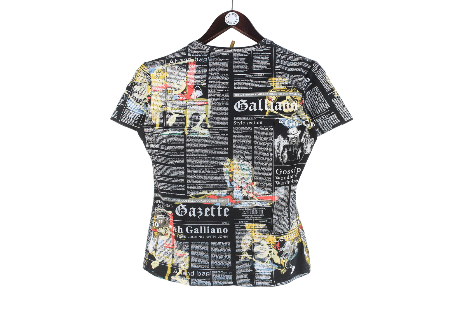 John Galliano ビーズ装飾ノースリーブトップス タンクトップ デコレーションカットソー Tシャツ Archive 00s レディース John Galliano ビーズ装飾ノースリーブトップス タンクトップ