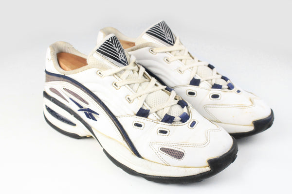 Vintage Reebok Sneakers white shoes trainers 90s retro sport style casual wear white tennis  techno style shoes