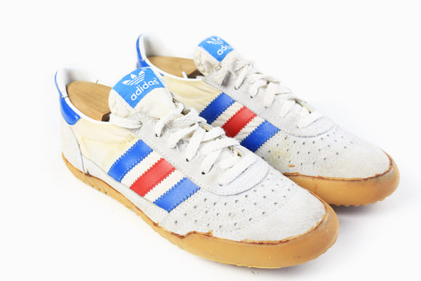 Vintage Adidas Indoor Super Sneakers Women's US 7 made in Taiwan  80s 90s retro style trainers classic sport athletic shoes authentic streetwear casual handball