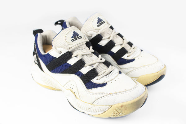 Vintage Adidas Sneakers  shoes trainers 90s retro sport style casual wear white tennis 